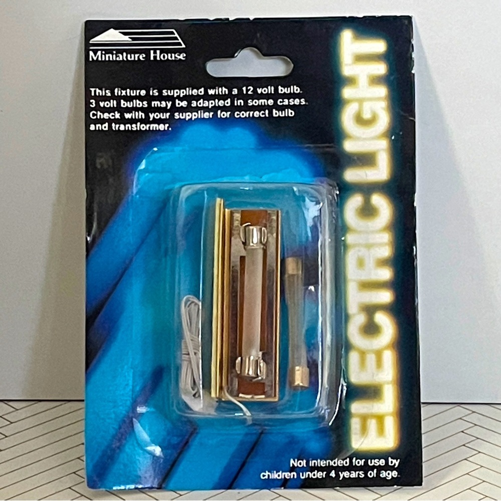 Miniature Dollhouse Electric Light Miniature Light Fixture 12 Volt Lighting